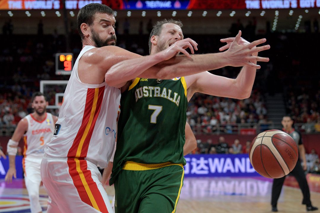 Marc Gasol, en el partido ante Australia Marc Gasol, en el partido ante Australia