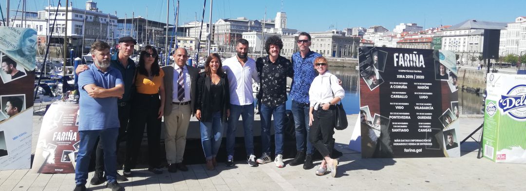 Presentación de la obra de teatro Fariña en a Coruña Presentación de la obra de teatro Fariña en a Coruña