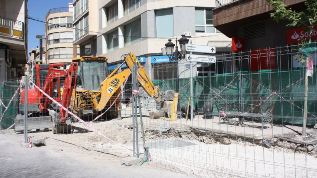 40 litros por metro cuadrado en dos horas en Novelda