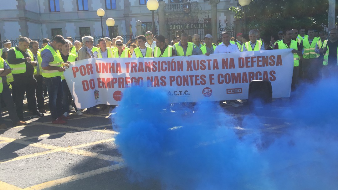 Los trabajadores de la central de As Pontes exigen claridad a Endesa