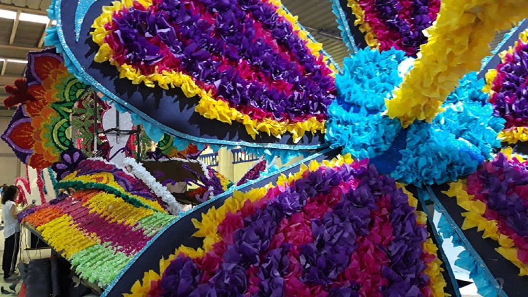 Imagen de una de las carrozas que van a salir en el desfile de este año. Imagen de una de las carrozas que van a salir en el desfile de este año.
