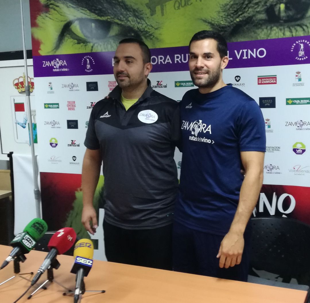 Leo Álvarez y Octavio Magadán en la previa del inicio de Liga Leo Álvarez y Octavio Magadán en la previa del inicio de Liga