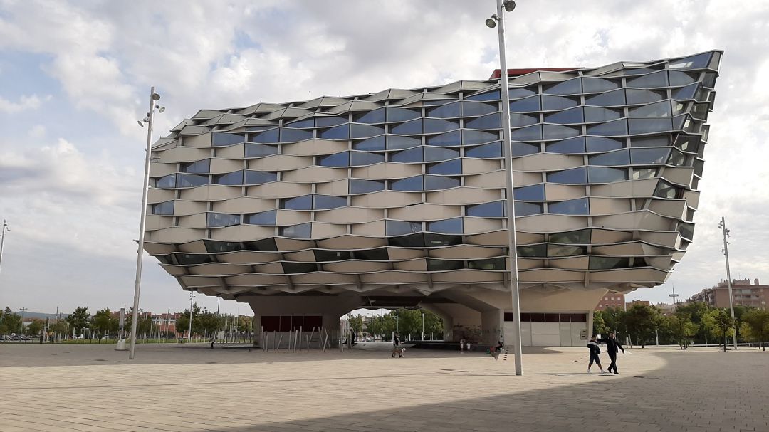 La cesta del Pabellón de Aragón sigue vacía 11 años después de la clausura de la Expo 2008 La cesta del Pabellón de Aragón sigue vacía 11 años después de la clausura de la Expo 2008