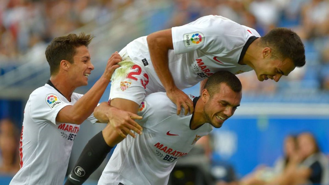 Primera derrota de la temporada del Alavés ante un talentoso Sevilla (0-1)