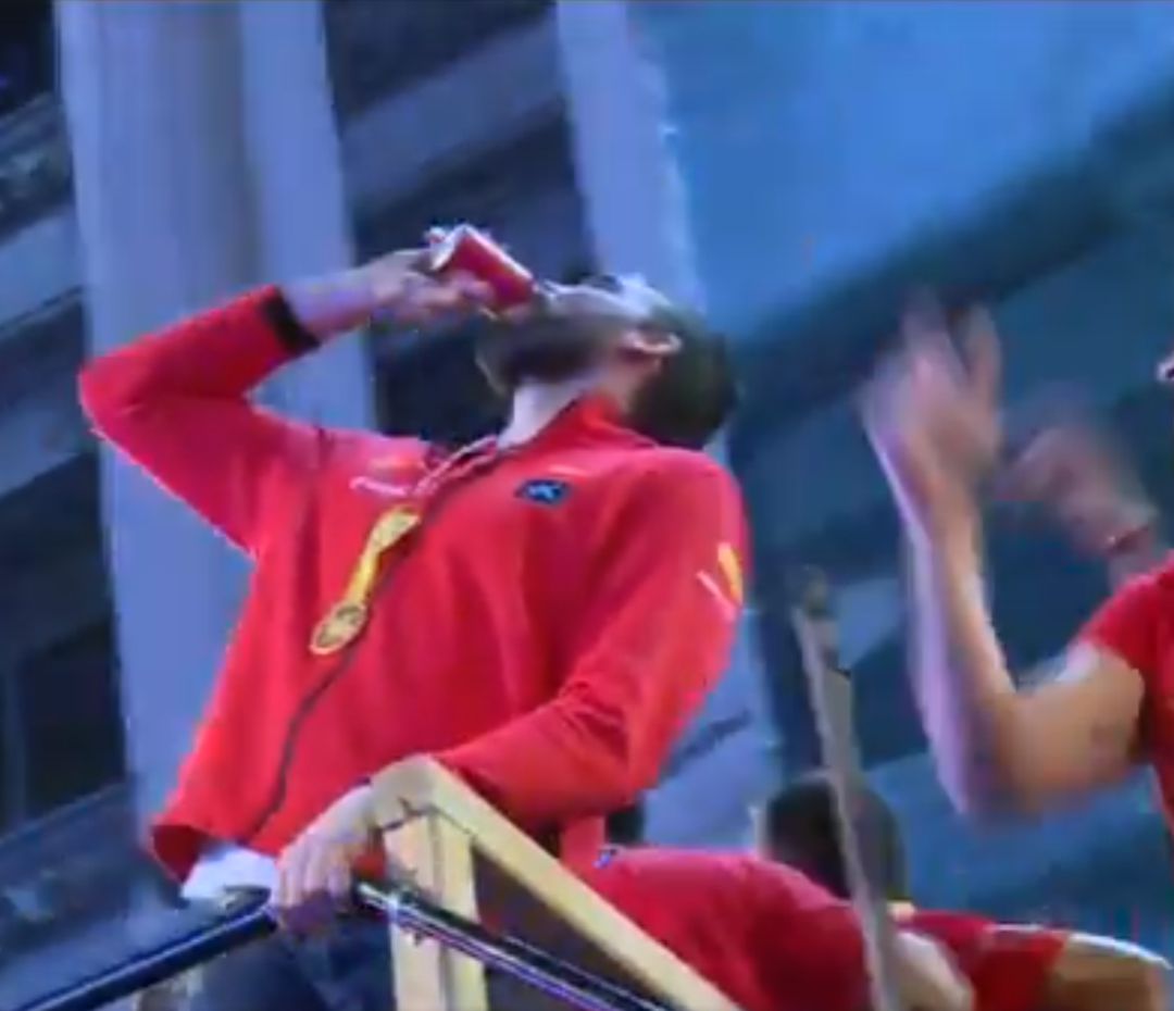 Marc Gasol en la celebración Marc Gasol en la celebración