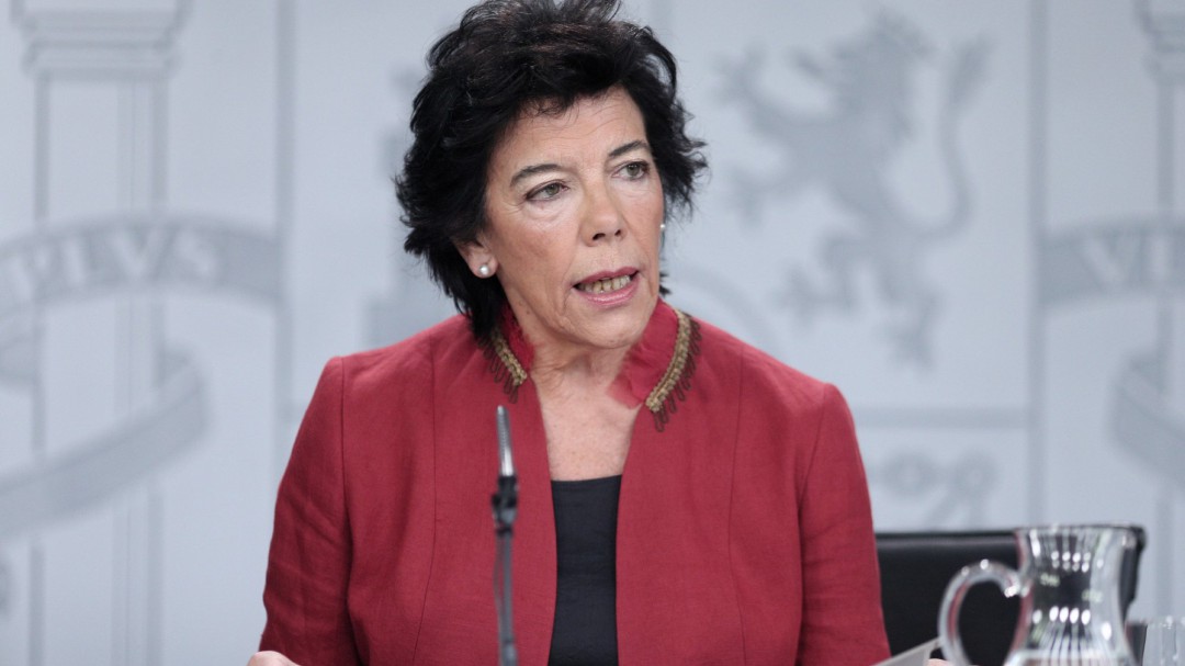 Celaá, sobre el bloqueo político: "Siempre hay tiempo cuando se tienen ganas"