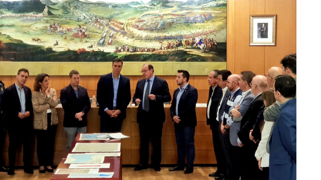 Pedro Sánchez visita Almansa