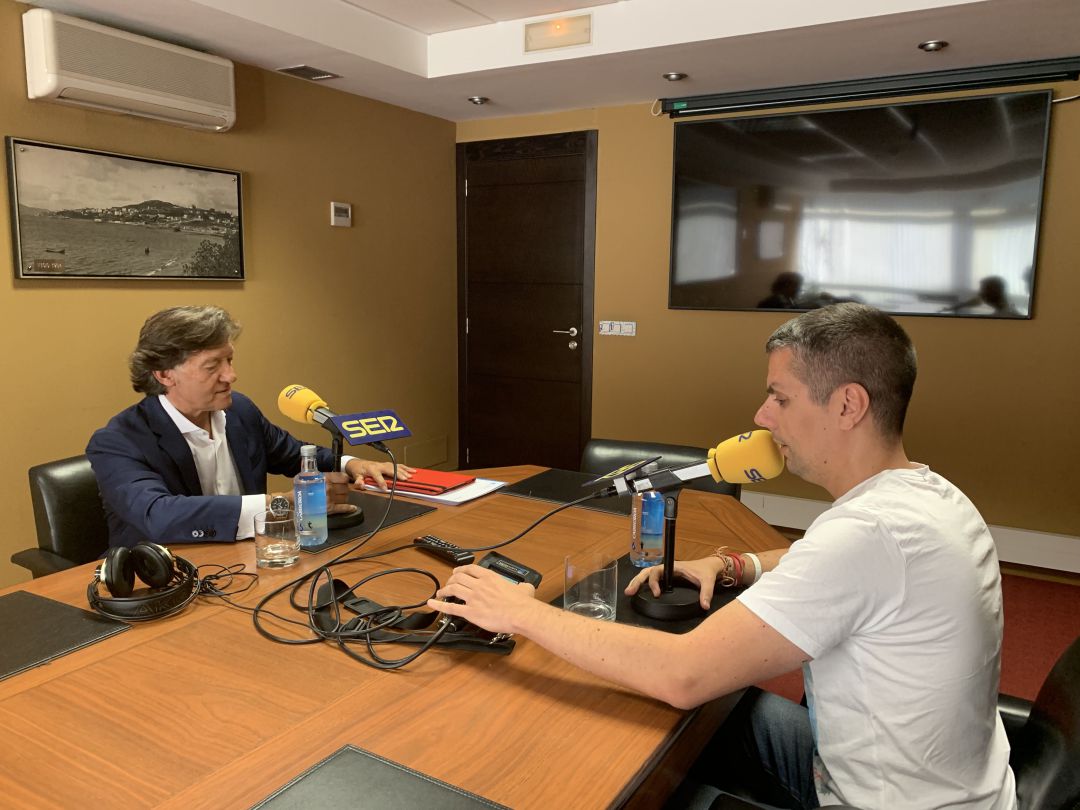 José Ramón Lete durante la entrevista concedida a Hoy por Hoy Vigo José Ramón Lete durante la entrevista concedida a Hoy por Hoy Vigo