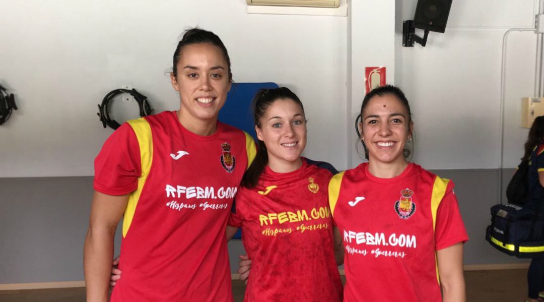 Paula García, Sole López y Estela Doiro ya se encuentran con España Paula García, Sole López y Estela Doiro ya se encuentran con España