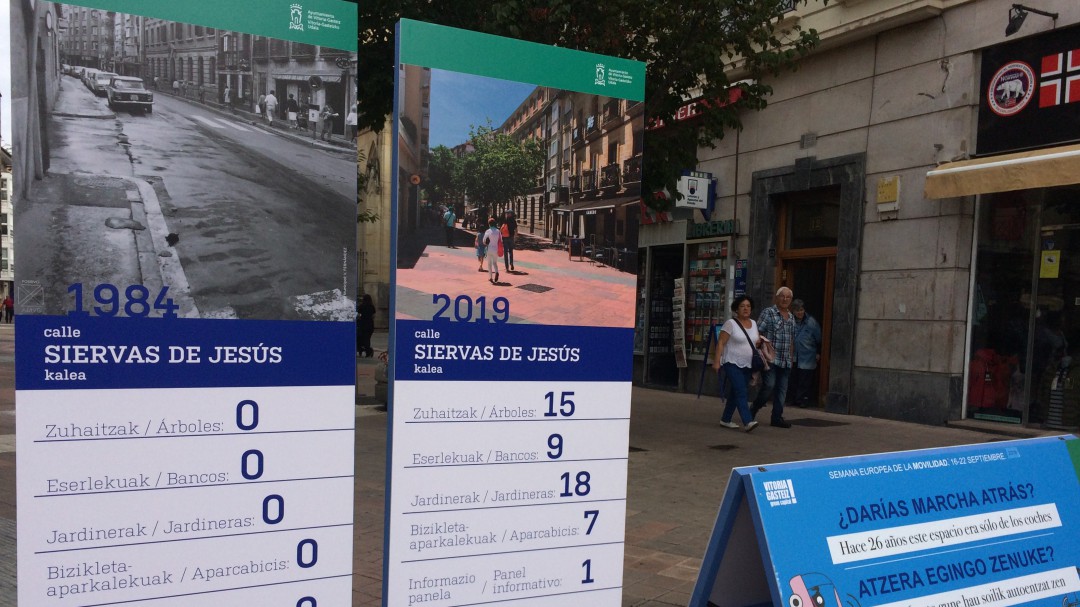 No hay marcha atrás para las peatonalizaciones en Vitoria