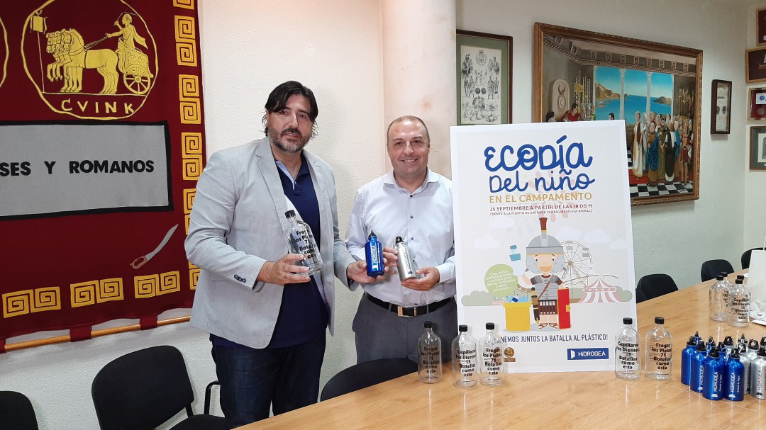 El 'Ecodía del niño' de Carthagineses y Romanos cambiará botellas de plástico por otras reutilizables y tickets de feria
