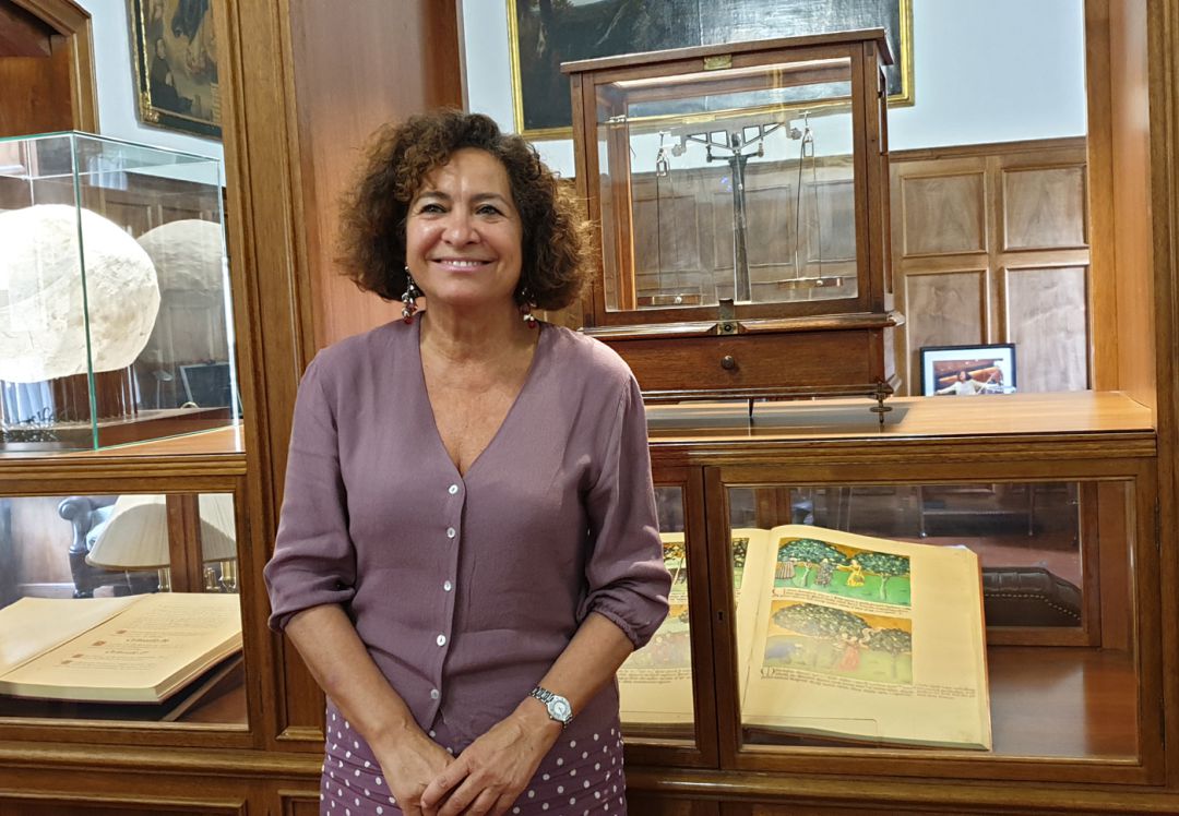 La rectora de la UGR, Pilar Aranda, en su despacho
La rectora de la UGR, Pilar Aranda, en su despacho