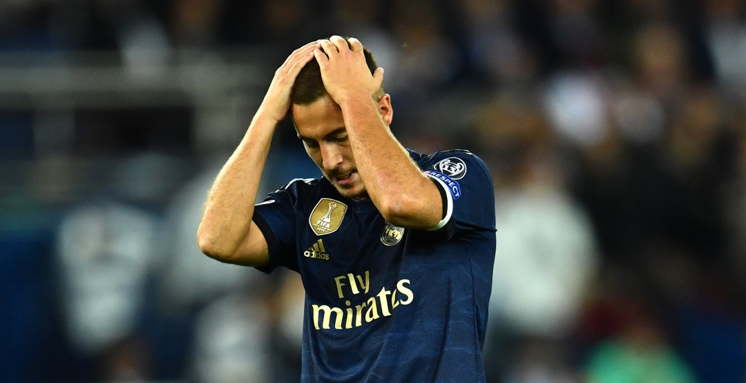 Eden Hazard, en su debut con el Real Madrid en la Champions League Eden Hazard, en su debut con el Real Madrid en la Champions League