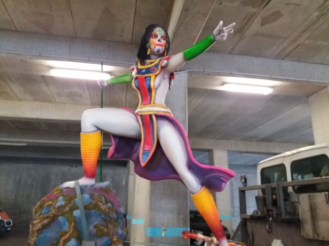 La Catrina mexicana será una de los iconos protagonistas de las carrozas del Día de América La Catrina mexicana será una de los iconos protagonistas de las carrozas del Día de América