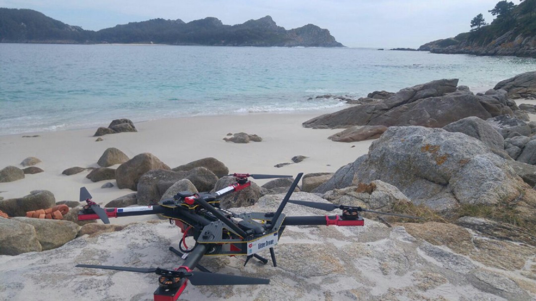 La Comisión Europea impulsa el proyecto LitterDrone de la Universidade de Vigo