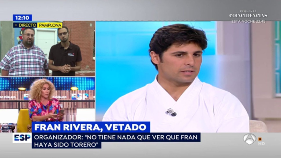 'Espejo público': Fran Rivera, vetado en la Japan Weekend por "problemas de seguridad"