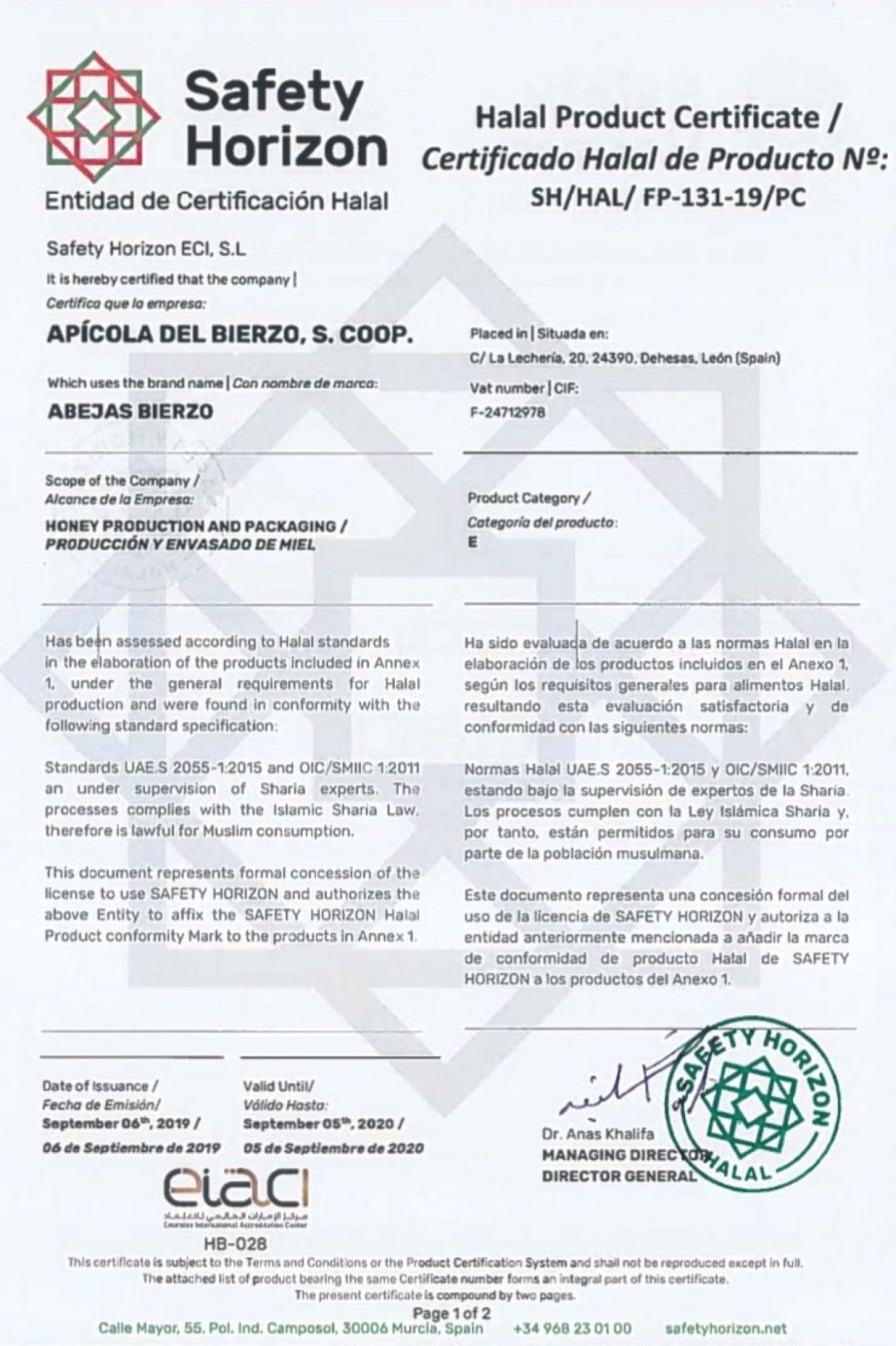 Certificado Halal Certificado Halal