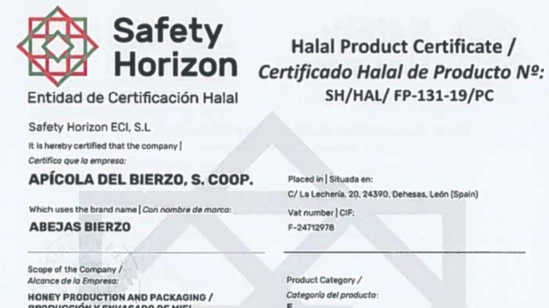 Apícola del Bierzo, primera cooperativa de España con certificado Halal