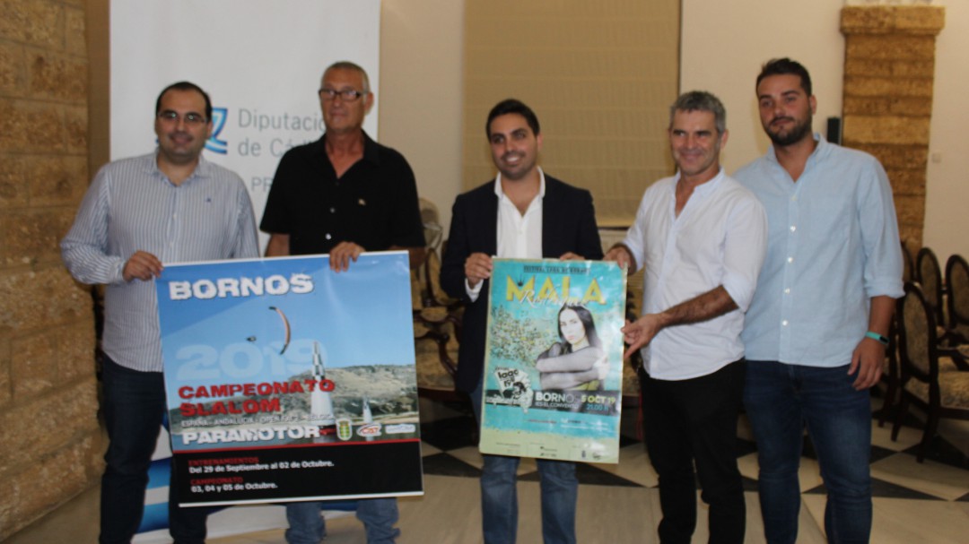 Del 3 al 5 de octubre se celebra en Bornos el Campeonato de España, Andalucía y Open Slalom Internacional de Paramotor