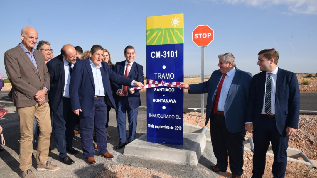 La carretera CM-3101 que conecta Villamayor de Santiago y Hontanaya ya ha sido inaugurada