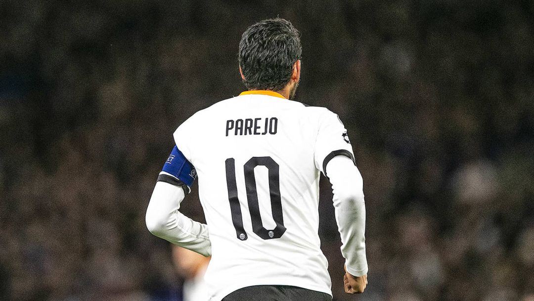 Parejo, en Stamford Bridge. Parejo, en Stamford Bridge.