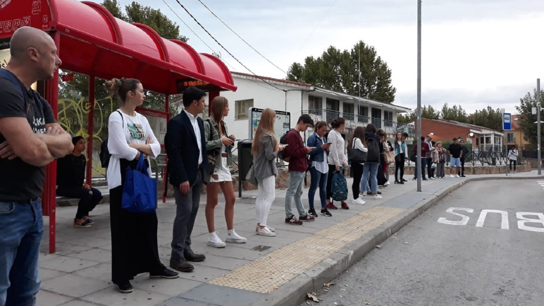 San Agustín del Guadalix, colapsado por el corte del enlace de la M-607 con la M-40 y sin autobuses