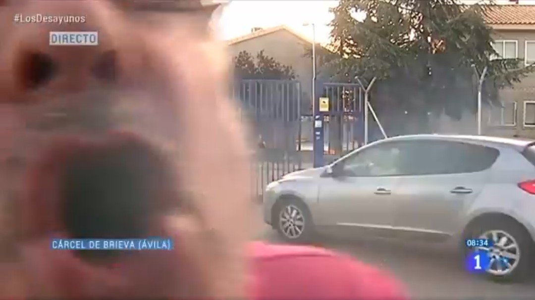 El protagonista por sorpresa durante la salida de Iñaki Urdangarin de prisión