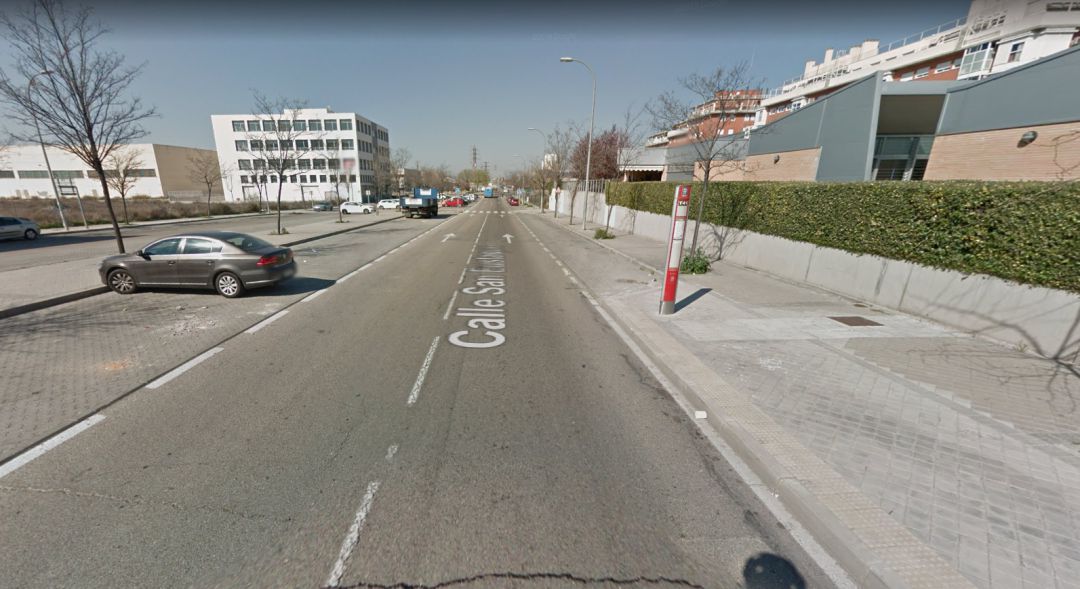 Imagen de una de las calles del polígono Marconi Imagen de una de las calles del polígono Marconi