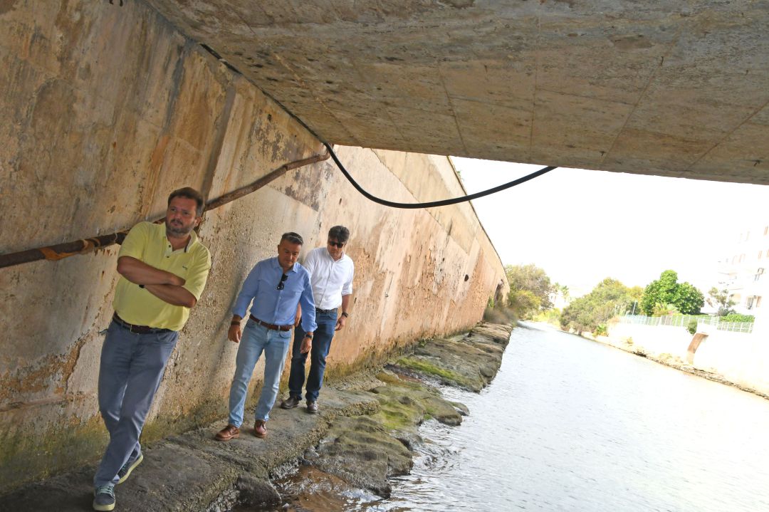 Inspección técnica al puente de Triana de Xàbia. Inspección técnica al puente de Triana de Xàbia.