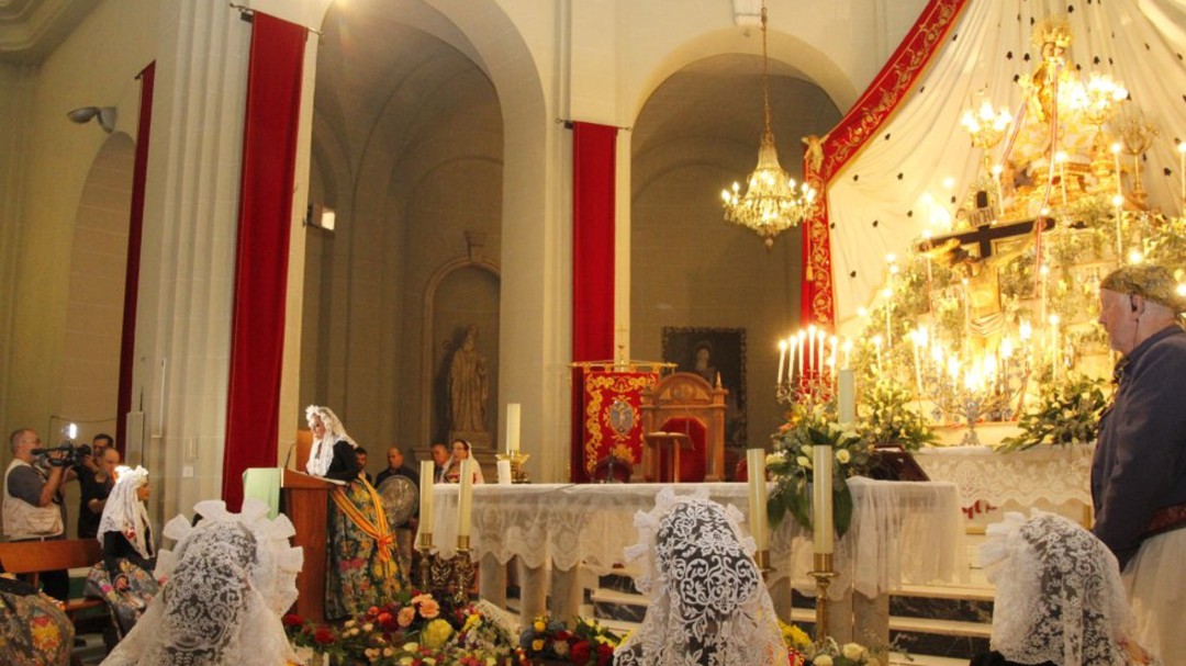 Los Santos Patronos de Elda no estarán en el Altar Mayor en Fallas