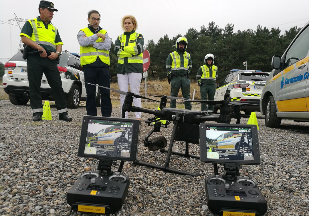 A lo largo del día un dron de la DGT vigilará las carreteras de la provincia