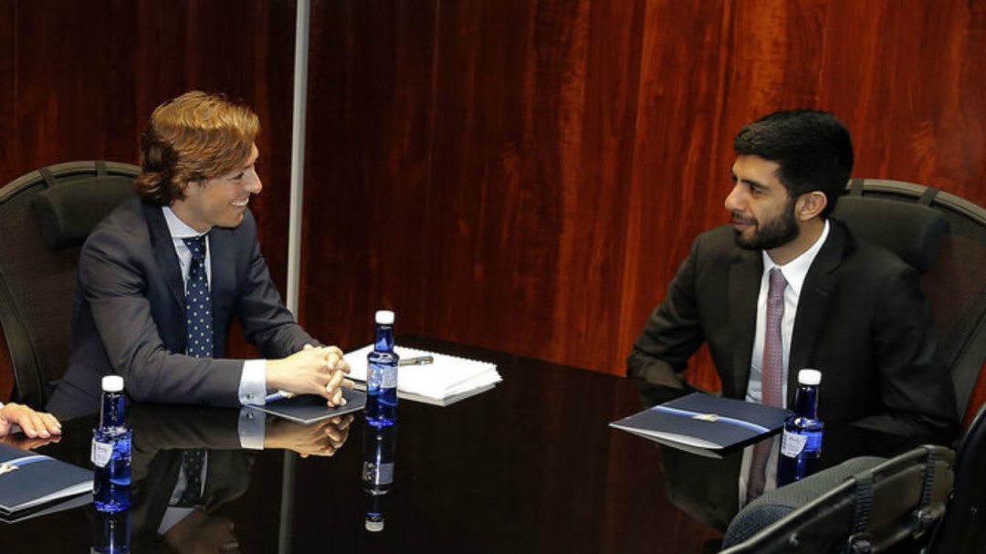 Nasser Al-Thani y Jofre se reúnen con LaLiga para acordar soluciones