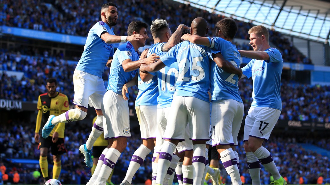 El Manchester City firma la mayor goleada de su historia ante el Watford en la Premier League