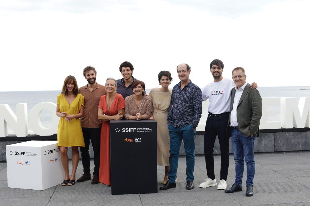 El reparto de 'Patria' en San Sebastián El reparto de 'Patria' en San Sebastián