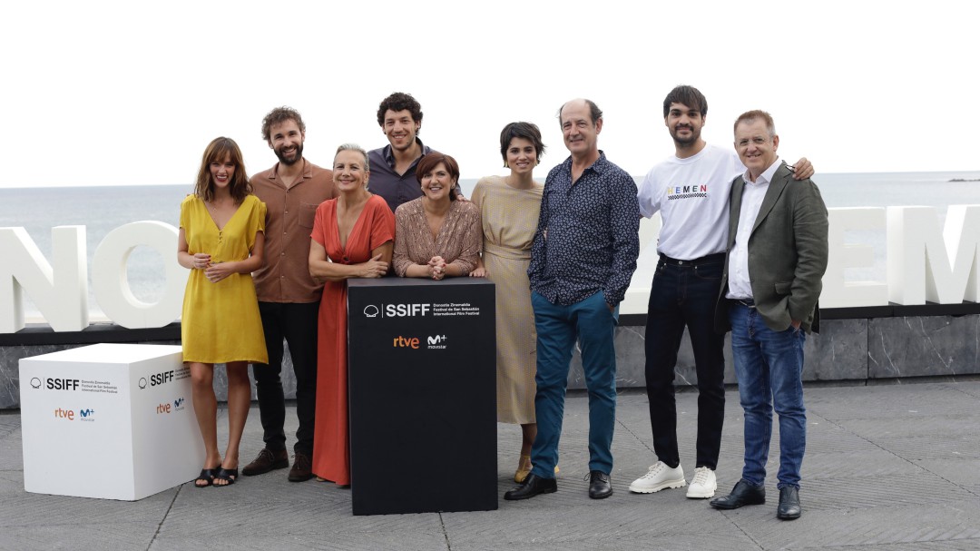 Las emocionantes imágenes de la serie de 'Patria' en San Sebastián
