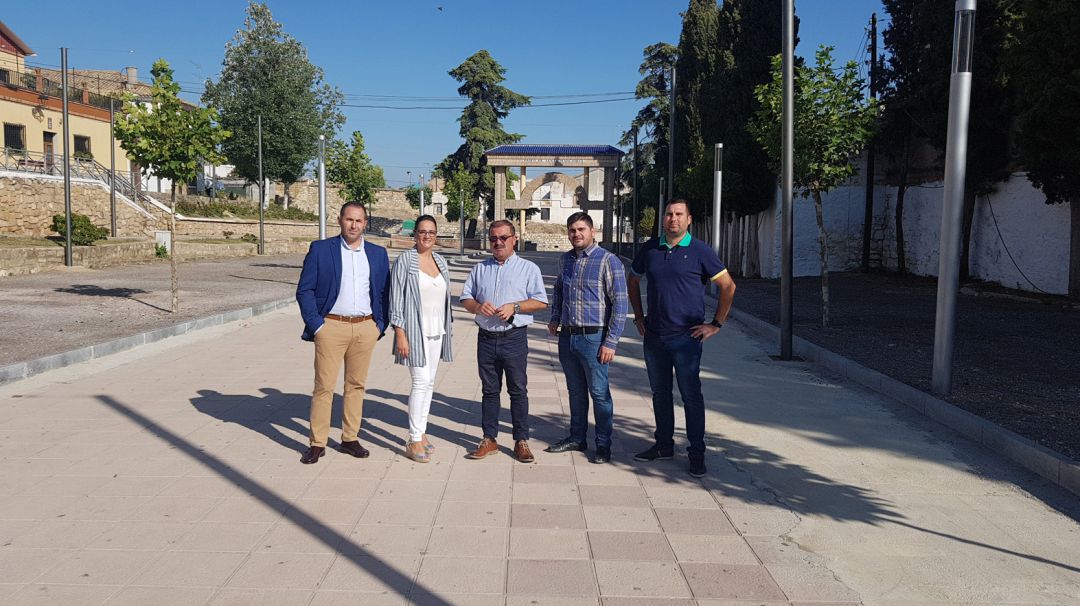 Visita de José Castro a Ibros. Visita de José Castro a Ibros.