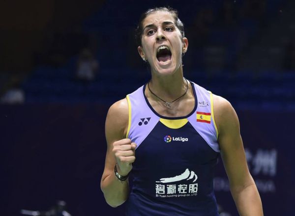 Carolina Marín, en el Abierto de China