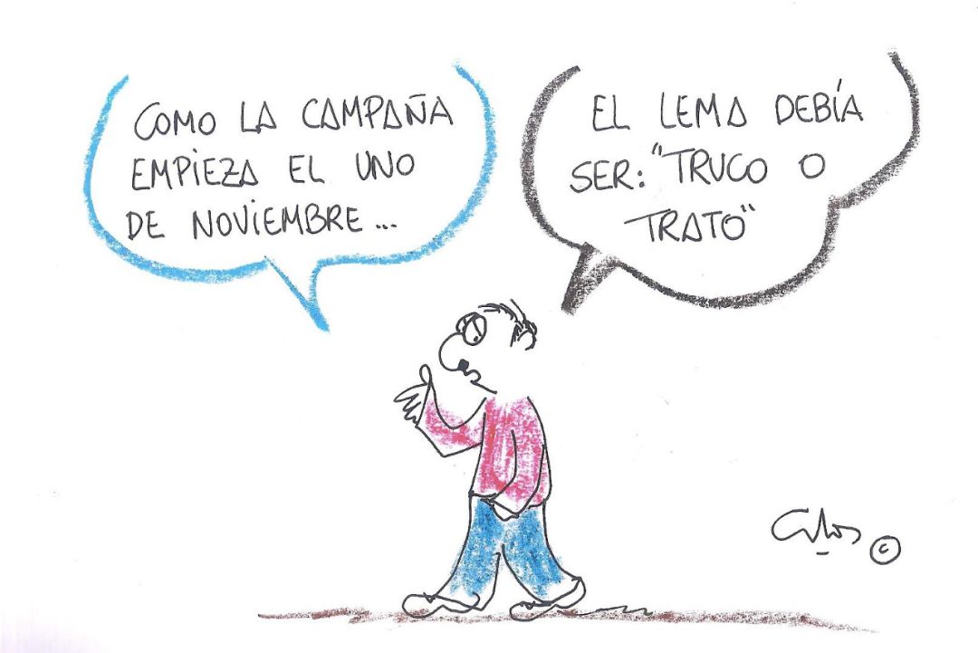 "La viñeta de Villanueva" Halloween: ¿Truco o trato?: "La viñeta de Villanueva" "La viñeta de Villanueva" Halloween: ¿Truco o trato?: "La viñeta de Villanueva"