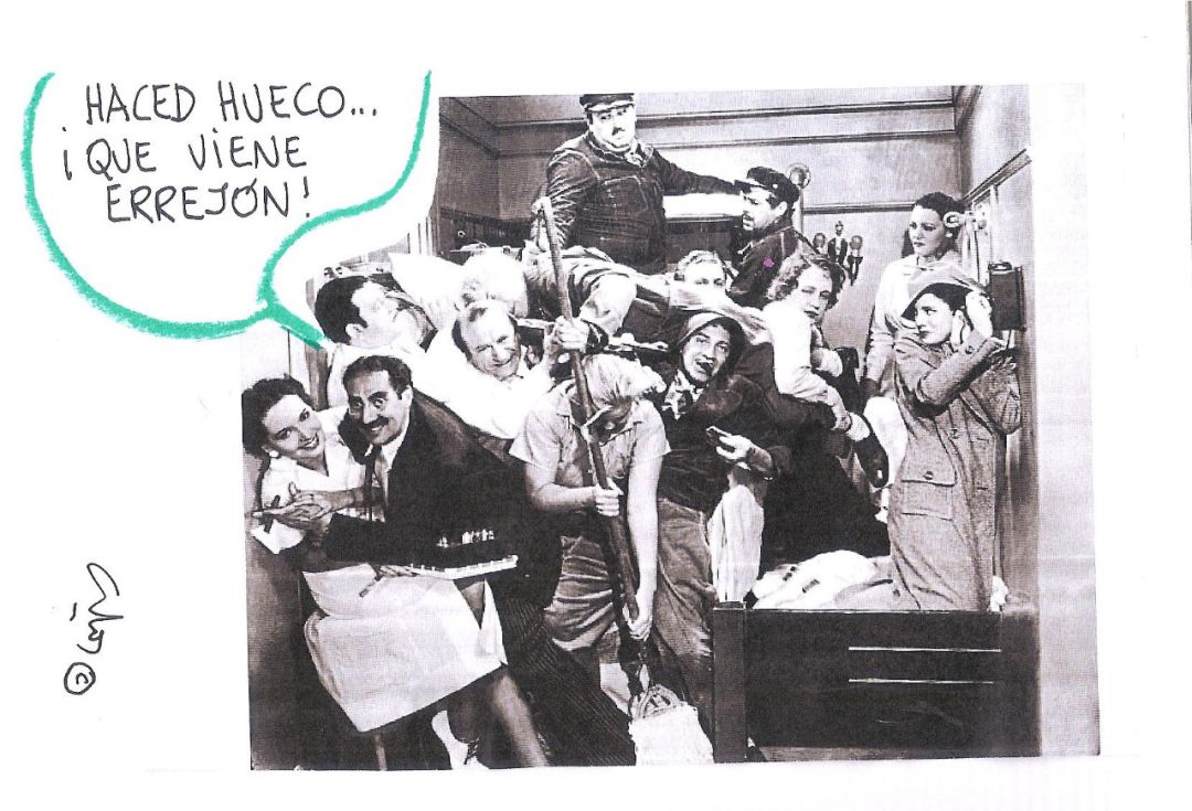 "La viñeta de Villanueva", Errejón en el camarote de los Hermanos Marx: "La viñeta de Villanueva" "La viñeta de Villanueva", Errejón en el camarote de los Hermanos Marx: "La viñeta de Villanueva"