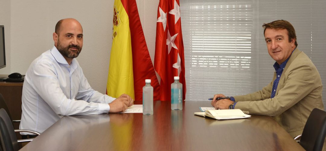 Jorge García y Jesús Moreno, alcaldes de Colmenar Viejo y Tres Cantos Jorge García y Jesús Moreno, alcaldes de Colmenar Viejo y Tres Cantos