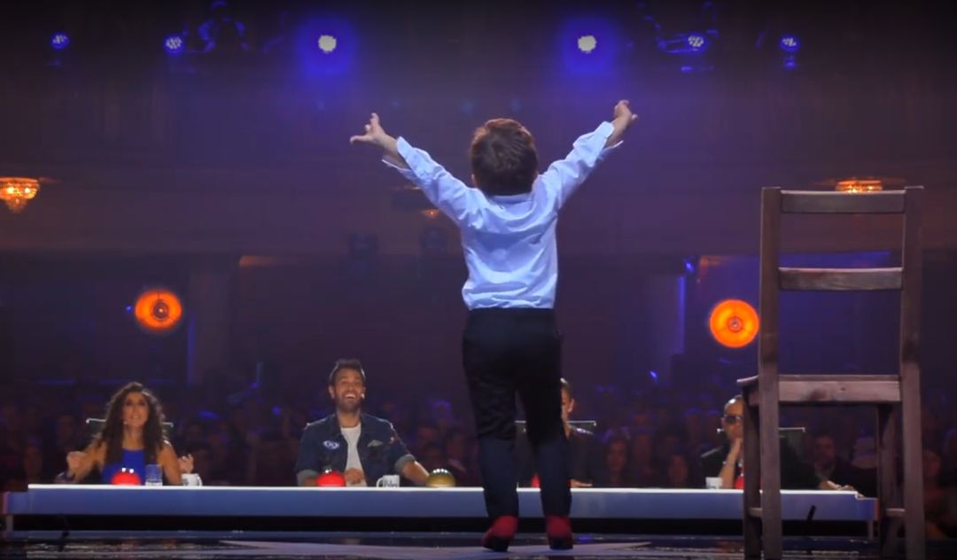 El niño sorprendió al jurado con su fusión de bailes. El niño sorprendió al jurado con su fusión de bailes.