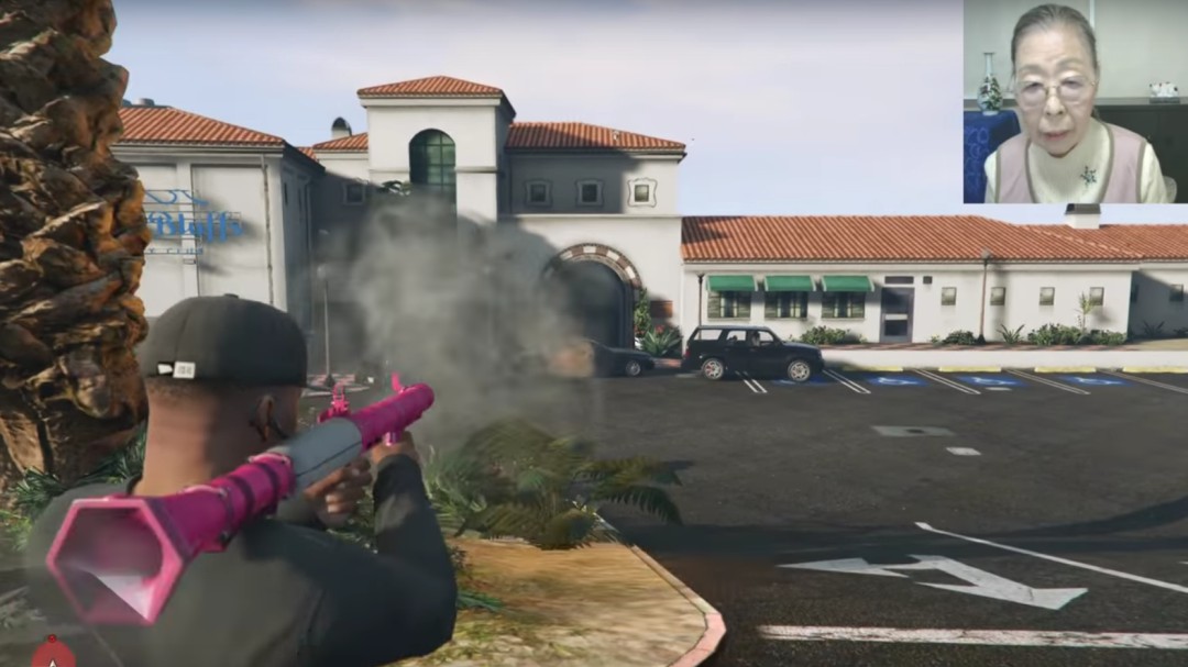 La youtuber de 89 años que se desfoga en el GTA 5 para mantener su mente ágil