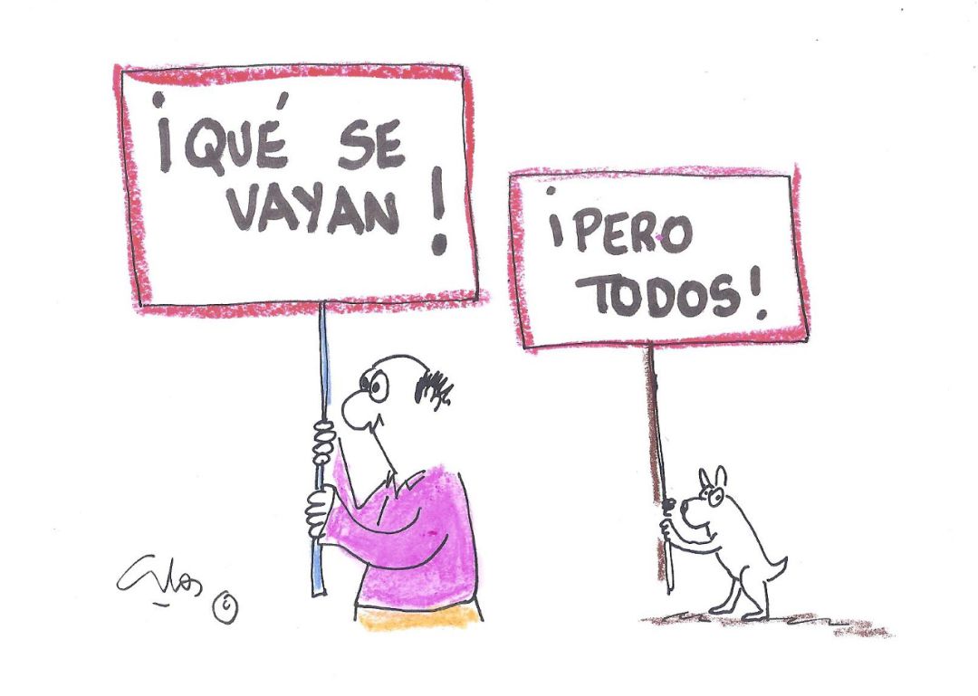 "La viñeta de Villanueva" Que se vayan: "La viñeta de Villanueva" "La viñeta de Villanueva" Que se vayan: "La viñeta de Villanueva"