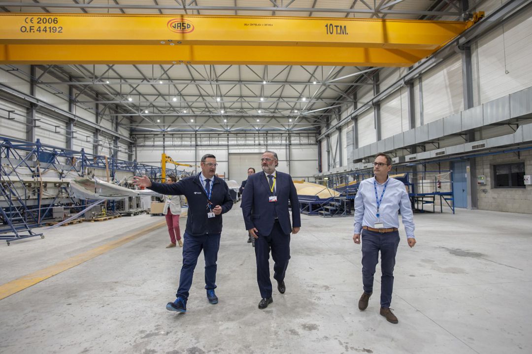 Visita del delegado del gobierno de la Junta de Andalucia a la empresa E-Baldes Tecnology de Ferreira. Visita del delegado del gobierno de la Junta de Andalucia a la empresa E-Baldes Tecnology de Ferreira.