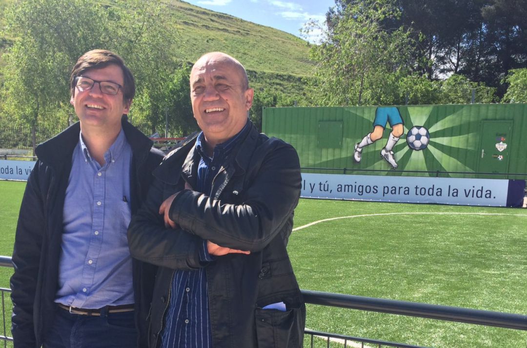 El excomisionado de la Cañada Real del Ayuntamiento de Madrid, Pedro Navarrete y su homólogo en la Comunidad, José Antonio Martínez Paramo El excomisionado de la Cañada Real del Ayuntamiento de Madrid, Pedro Navarrete y su homólogo en la Comunidad, José Antonio Martínez Paramo
