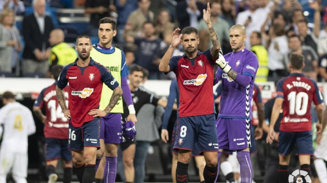 La racha de Osasuna se trunca en el Bernabeu