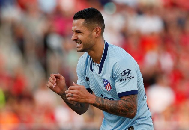 Vitolo, durante el partido entre Mallorca y Atlético de Madrid Vitolo, durante el partido entre Mallorca y Atlético de Madrid