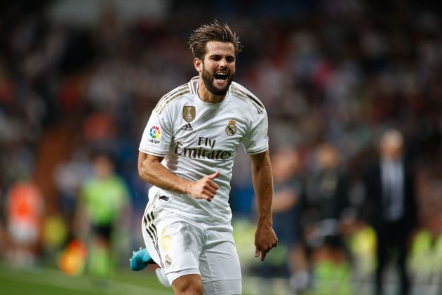 Nacho, durante el partido ante Osasuna Nacho, durante el partido ante Osasuna