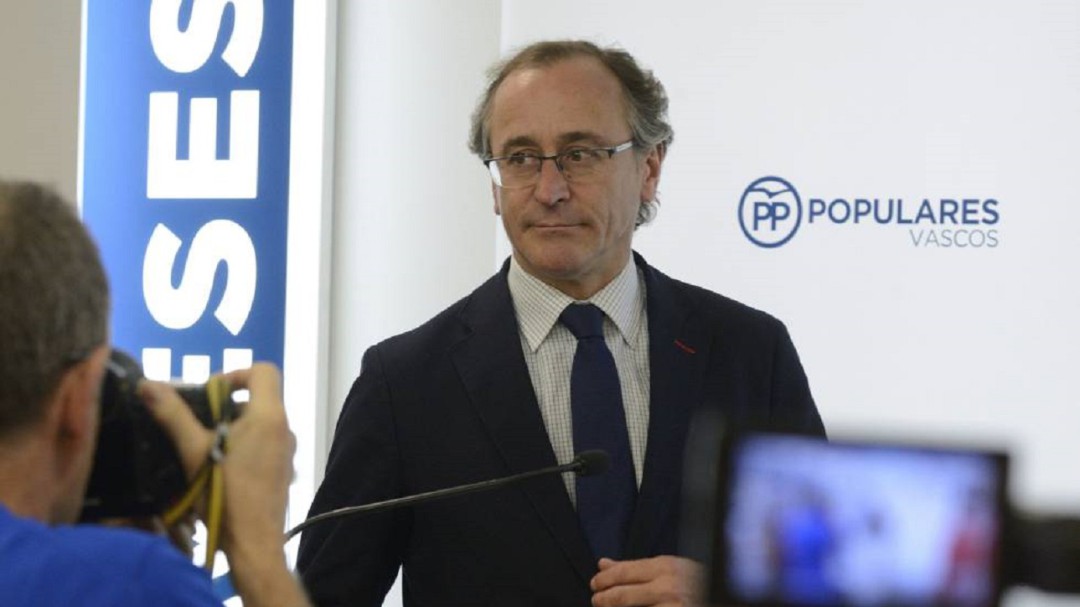 "El acuerdo con Cs Euskadi estaba casi listo pero Rivera no ha querido", dice Alonso
