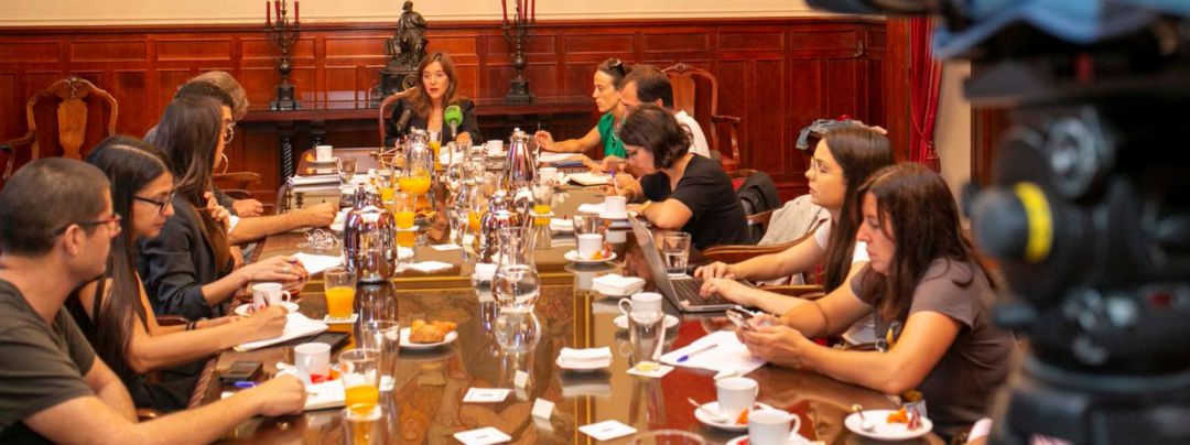 Desayuno informativo de Inés Rey, alcaldesa de A Coruña Desayuno informativo de Inés Rey, alcaldesa de A Coruña